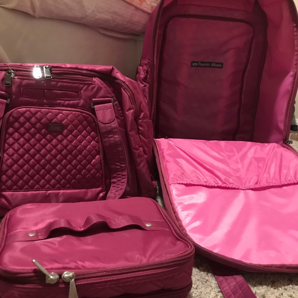 Three matching bags